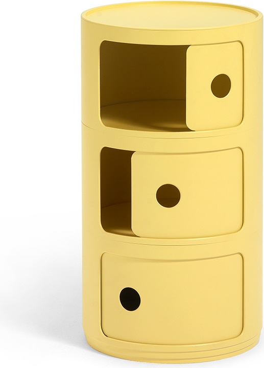 Image du produit Kartell Meubles de conteneurs biologiques Componibili (32 x 32 x 58,5 cm)