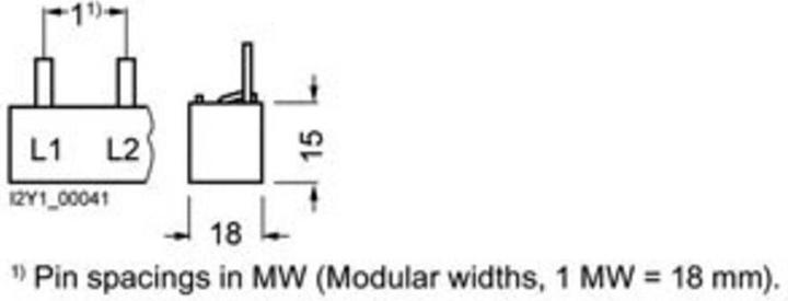 Produktbild Siemens 2 Phase Pin bus bar shock-hazard safety