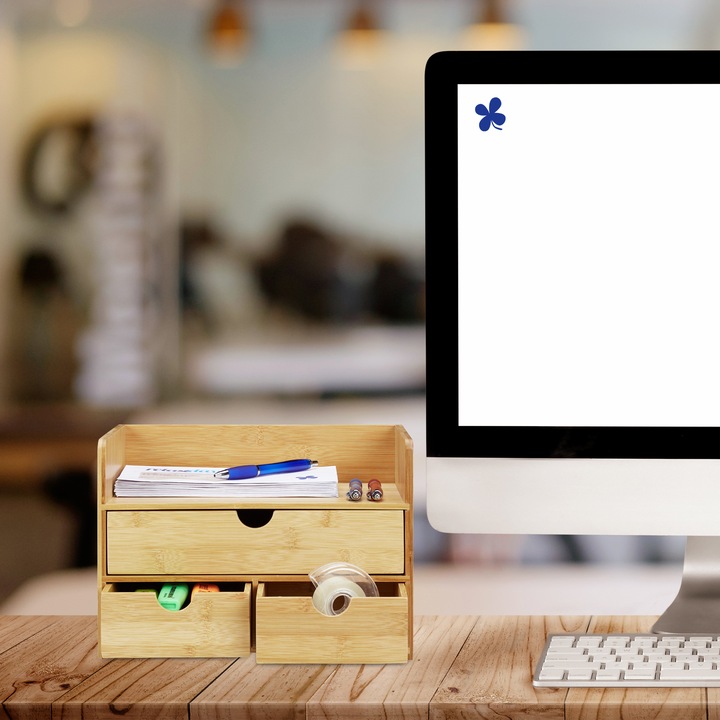 Actual product image Relaxdays Desk Organiser with Drawers