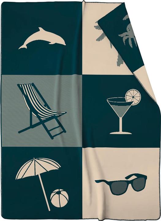 Actual product image Biederlack Wohndecke Beach Life (200 x 150 cm)