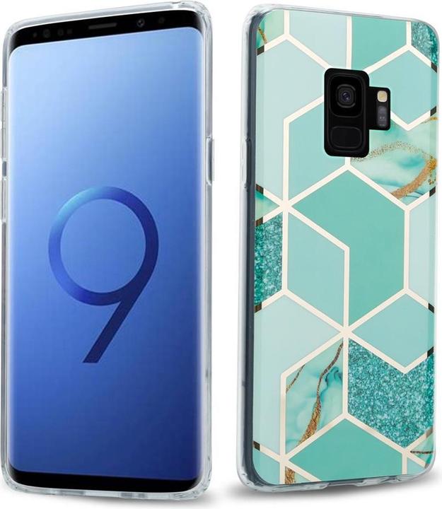 Image du produit Cadorabo Couverture IMD TPU Marbre coloré (Samsung Galaxy S9+)