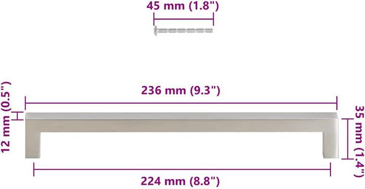 Immagine prodotto vidaXL Möbelgriff