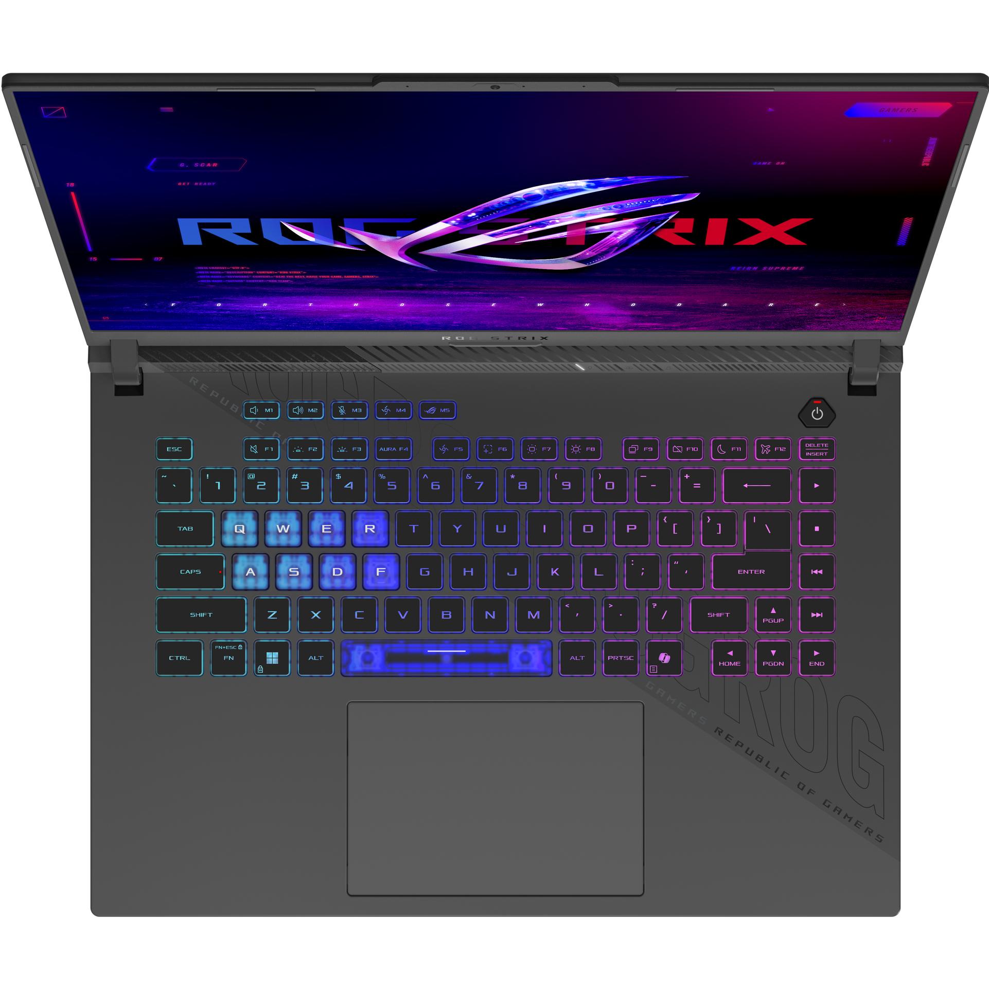 ASUS ROG Strix G16 RTX 5070 Ti (16", 1000 GB, 32 GB, Deutschland, AMD Ryzen 9 8940HX), Notebook, Gra