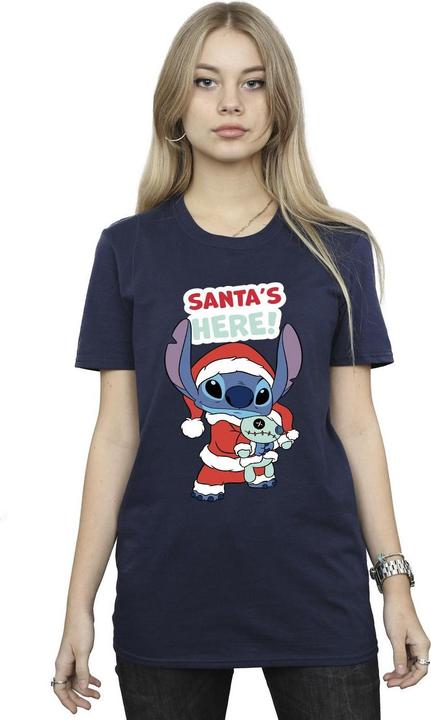 Produktbild Disney Lilo & Stitch Santa's Here TShirt (S)