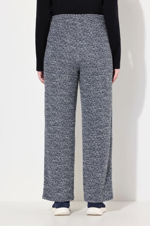 Produktbild Ulla Popken Bouclé-Hose Rose, weites Bein, Komfortbund (58, 60)