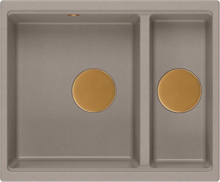 Immagine prodotto Quadron Lavello doppio granito design elegante resistente e pratico (46 cm, 55.50 cm)