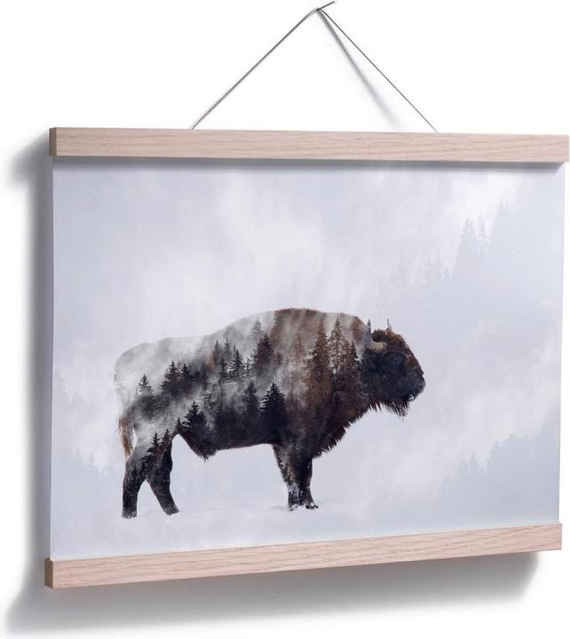 Produktbild Trenddeko Der Bison (80 x 60 cm)