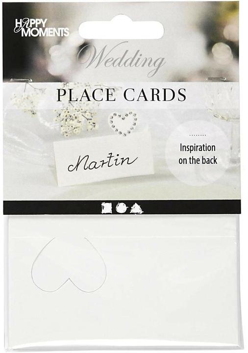 Produktbild Creativ Company Tischkarte Herz 8 x 8.5 cm, 20 Stück, Chamois (8 x 8.5 cm, 120 g/m²)