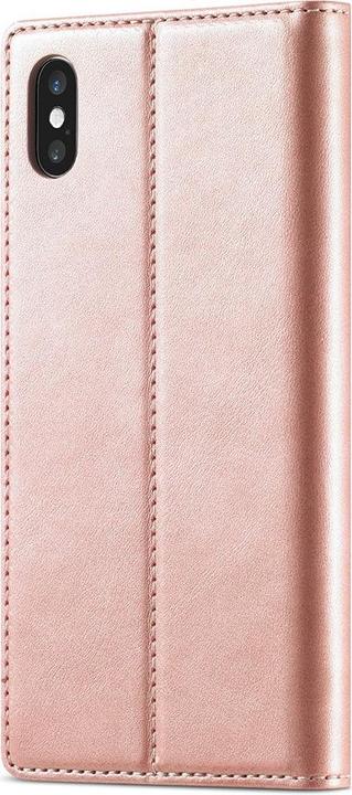 Image du produit Cover-Discount iPhone Xs / X - Stand Flip Case Cover rose (Apple iPhone XS)