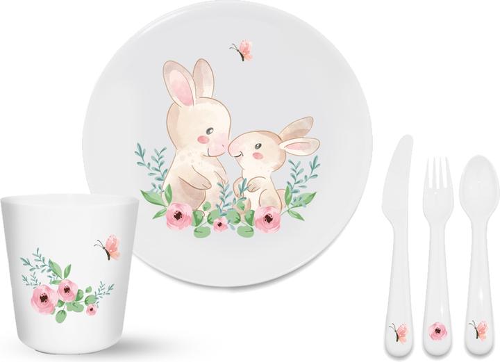 Actual product image Zwergehuus Children's tableware bunny
