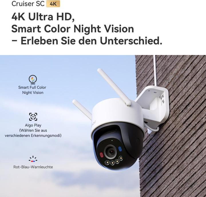 Actual product image Imou IP-Kamera Cruiser SC 8MP IPC-K7FP-8V0N (3840 x 2160 pixels)