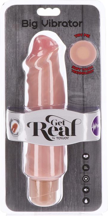 Produktbild ToyJoy Werden Sie Real? Dual Density Big Vibrator 20,5 cm Skin