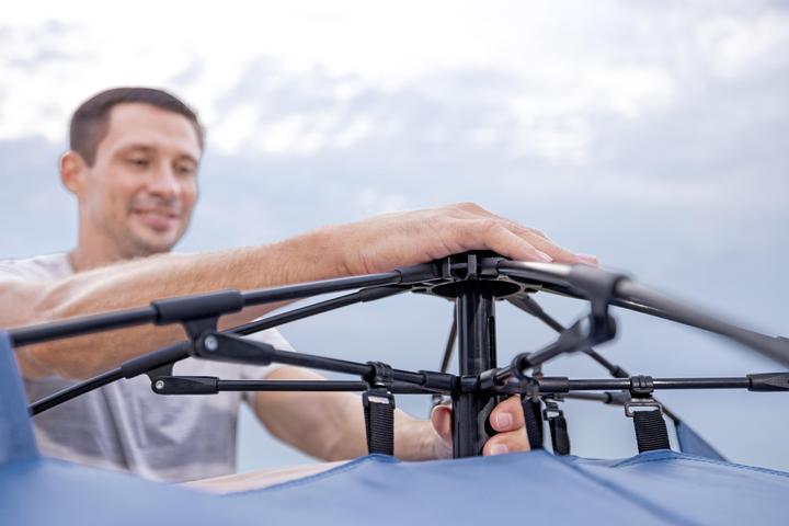 Produktbild Bestway Tent Polyester with Ventilation 107/127x240x125 cm Camping & Beach 68144 (Kuppelzelt, 3.30 kg, 4 Personen)