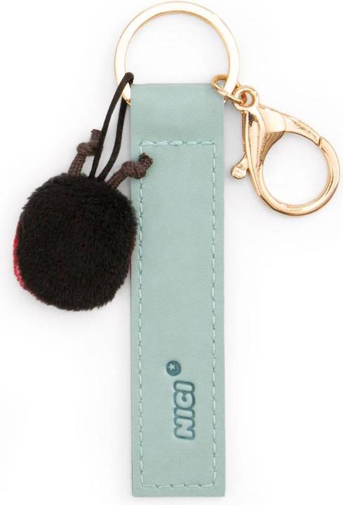 Image du produit Magni NICI Schlüsselanhänger Du schaffst das! Kunstlederband mit Marienkäfer türkis 10cm