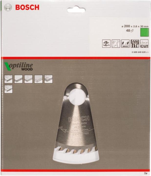 Produktbild Bosch Professional Zubehör PRO Wood Kreissägeblatt, 200 x 2.8 x 30 mm