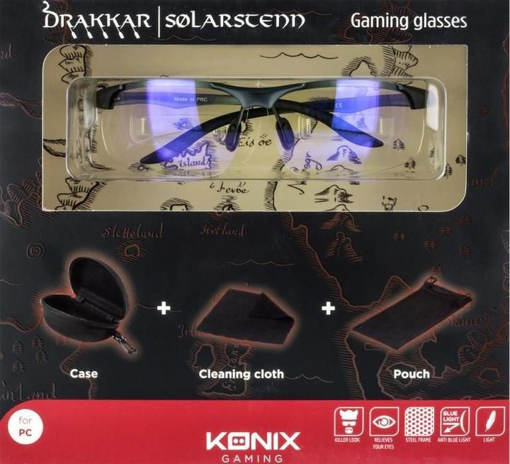 Image du produit Konix Lunettes de jeu Drakkar Pro Solar Stenn