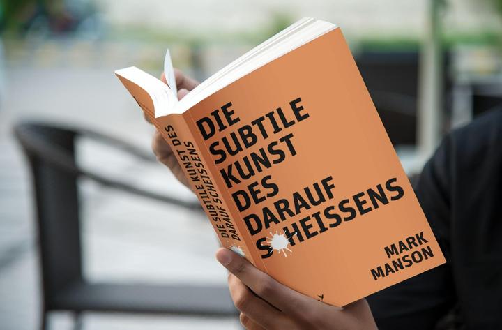 Actual product image Die subtile Kunst des darauf Scheissens (German, Mark Manson, 2017)