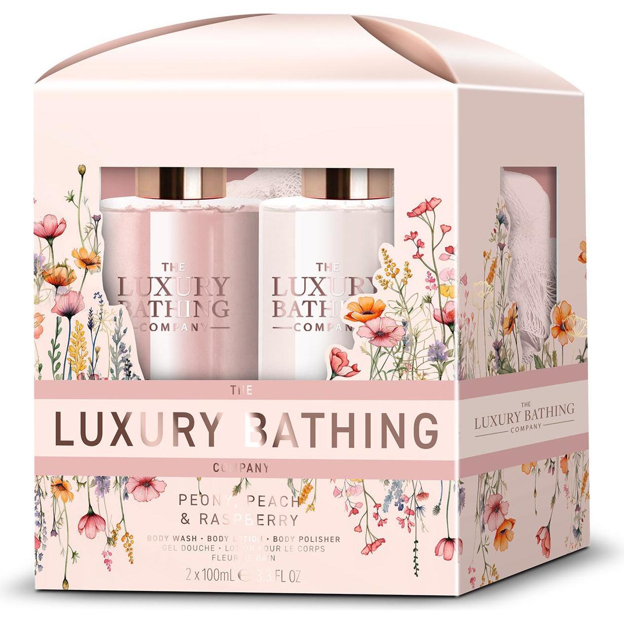 Grace Cole Körperpflege-Geschenkset Pfingstrose, Pfirsich und Himbeere 3-tlg (Körperpflegeset) (63973215)