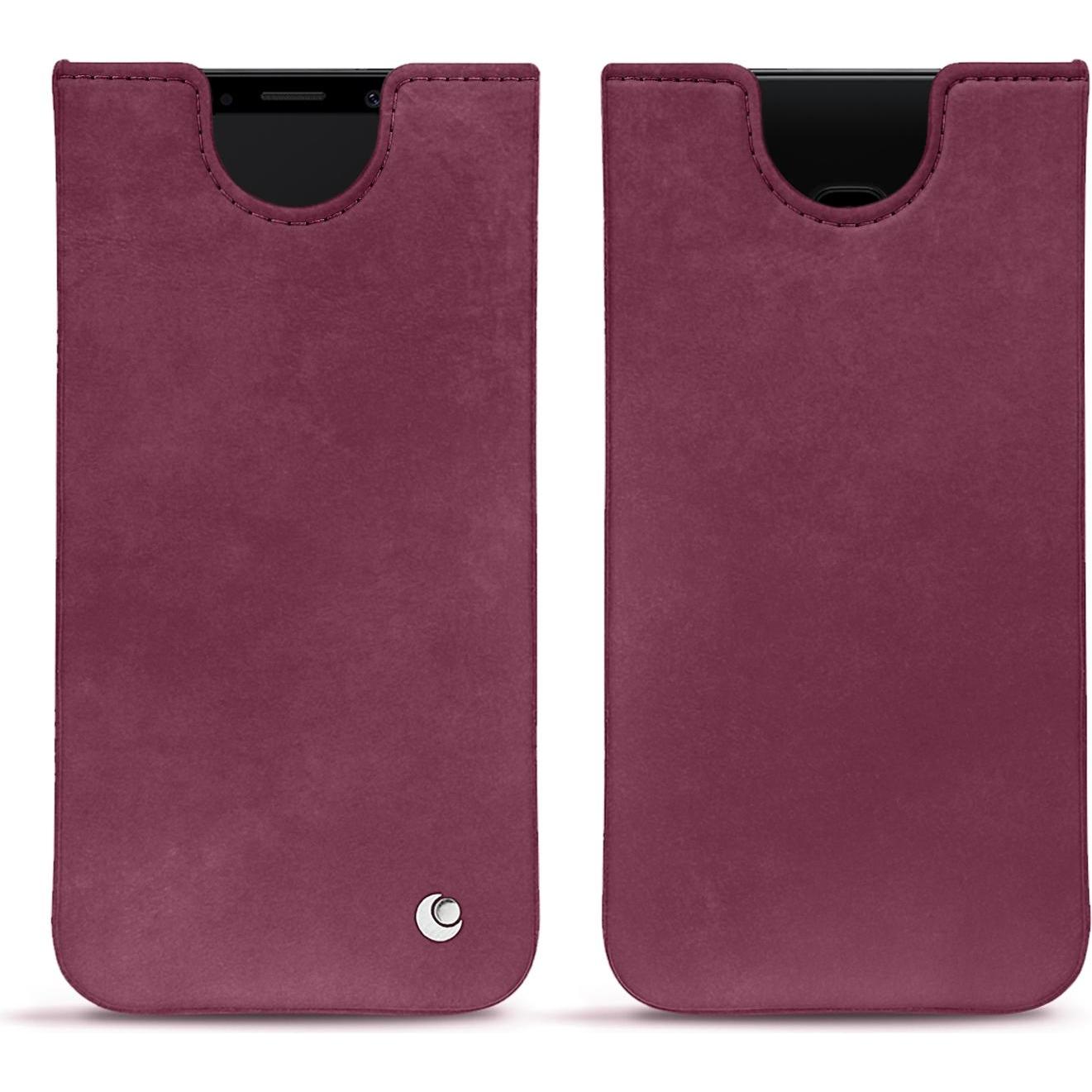 Noreve Lederschutzhülle (Samsung Galaxy S9), Smartphone Hülle, Violett