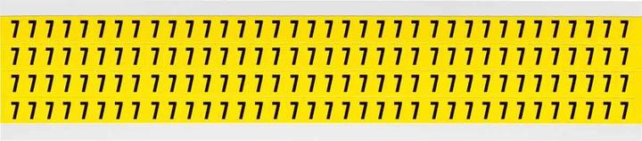 Actual product image Brady 3400-7, B-499, black on yellow, 6 x 9mm, number 7, character height 6.3mm(25 K. á 144 E.) (0.60 cm)