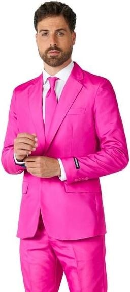 Produktbild OppoSuits Suitmeister Solid Pink Anzug (54)