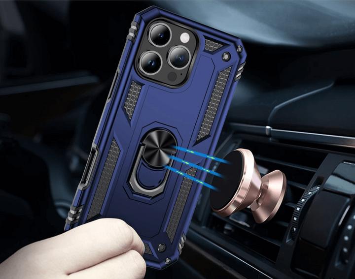 Actual product image Cover-Discount iPhone 16 Pro Max - Armor Case with kickstand (Apple iPhone 16 Pro Max)