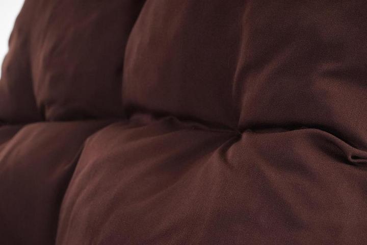 Actual product image Swisshandel24 Rocking Chair, Rattan Armchair, white - brown cushion