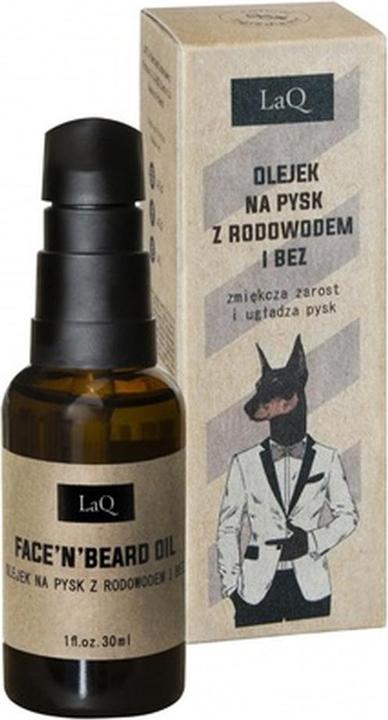 Actual product image LaQ Muzzle oil with pedigree and without softens facial hair and smoothes the muzzle 30ml (30 ml)