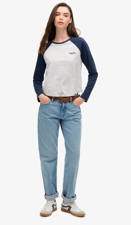 Actual product image Superdry Essential Logo Baseball Top (10XL)