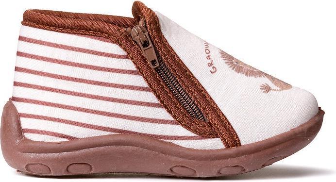 Actual product image La Redoute Collections Slippers with zipper and lion motif (19)