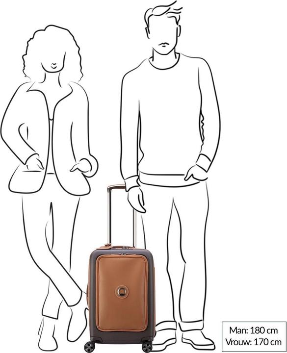 Image du produit Delsey Chatelet Air 2.0 4 Wheel Cabin Trolley 55/35 cm Navy Blue (38 l)