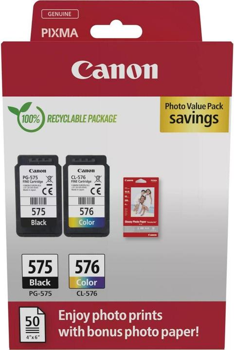 Canon PG-575/CL-576 Ink Cartridge PVP (M, FC, C, Y)