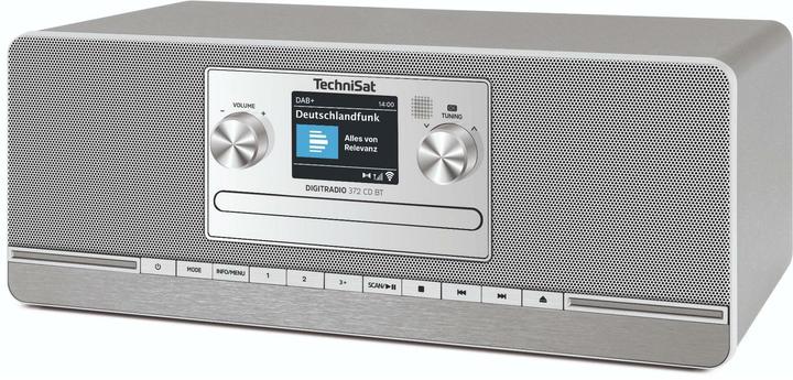 Actual product image TechniSat Technsat DigitRadio 372 CD BT silber (DAB+, FM, Bluetooth)