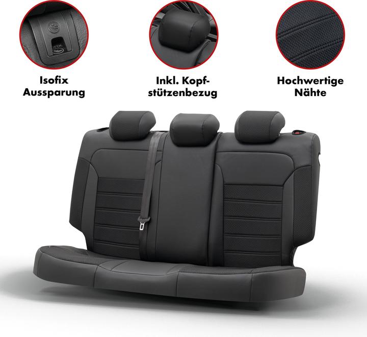 Immagine prodotto Walser Coprisedile per Skoda YETI (5L) 05/2009-12/2017, 1 coprisedile posteriore