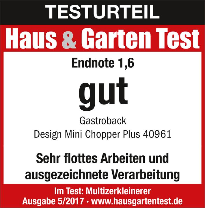Produktbild Gastroback Design Mini Chopper Plus (1200 ml, 400 W)