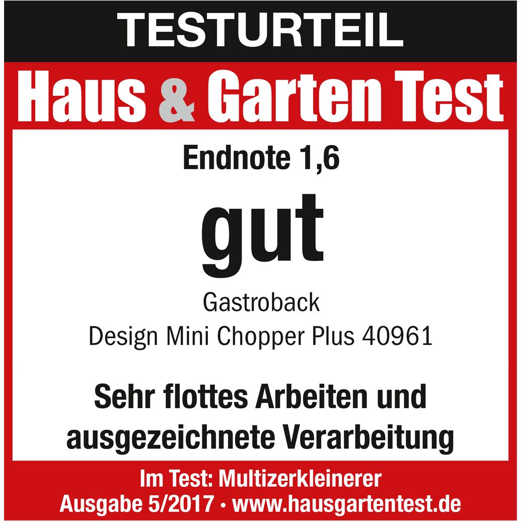 Thumbnail - Gastroback Design Mini Chopper Plus, Zerkleinerer, Silber, Transparent