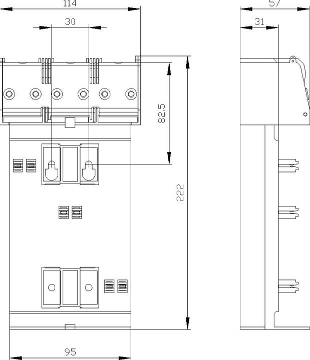 Actual product image Siemens Anschlussmodul 150 mm²