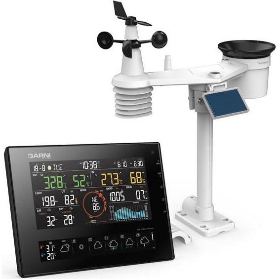Garni 2040 Arcus 2GEN / Stazione meteorologica con previsioni a 24 ore/10 giorni / seconda generazione, Stazione meteo