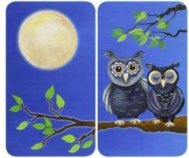 Actual product image Wenko Glass cover plate Universal Mod. Owl, set of 2 for all hob types