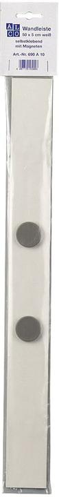 Produktbild Alco Wandleisten für Magnete 100x5cm lackiert selbstkleb (Magnettafel, 100 x 5 cm)