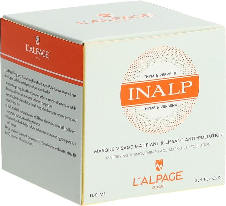 Produktbild L'Alpage Suisse Mattierende & glättende Gesichtsmaske Anti-Verschmutzung (100 ml)