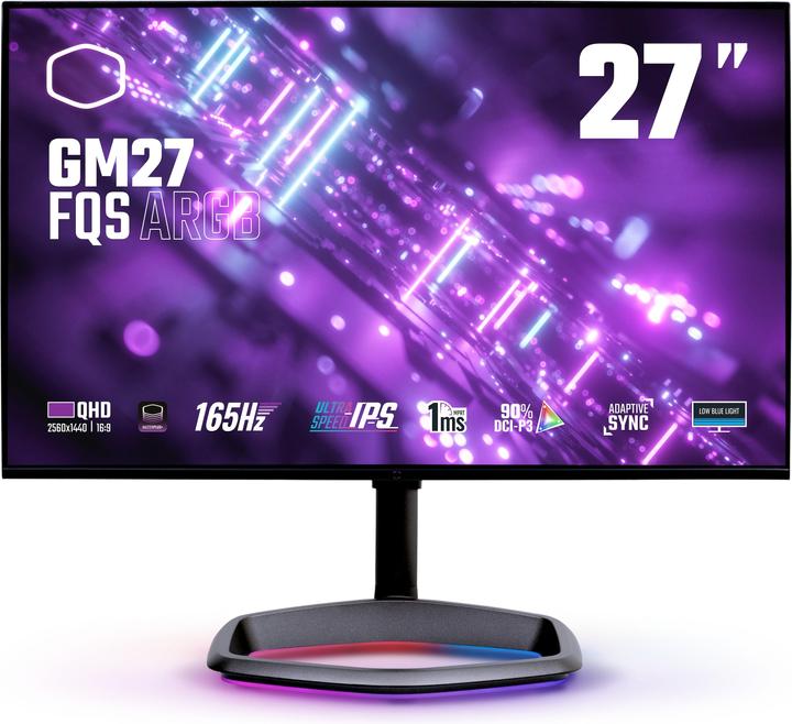 Produktbild Cooler Master GM27-FQS ARGB (2560 x 1440 Pixel, 27")