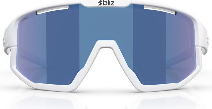 Actual product image Bliz Fusion (matt white, Ice Blue Multicolour, Smoke)
