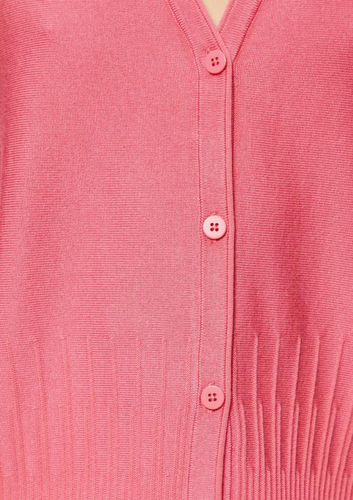 Produktbild S.Oliver Strickjacke Strickjacke mit Strukturmuster am Saum (36)