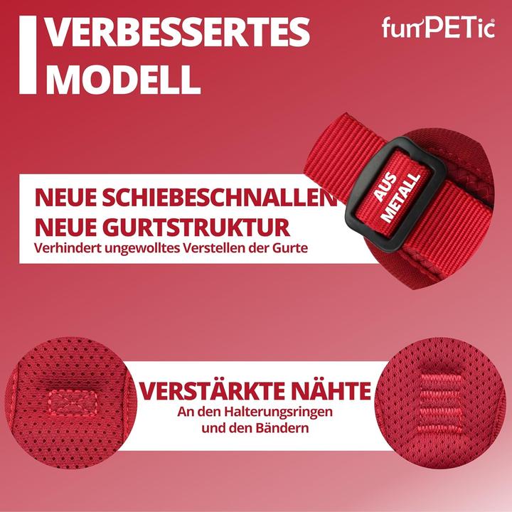 Produktbild Funpetic Anti-Zug Hundegeschirr - Essential (M, Hund)