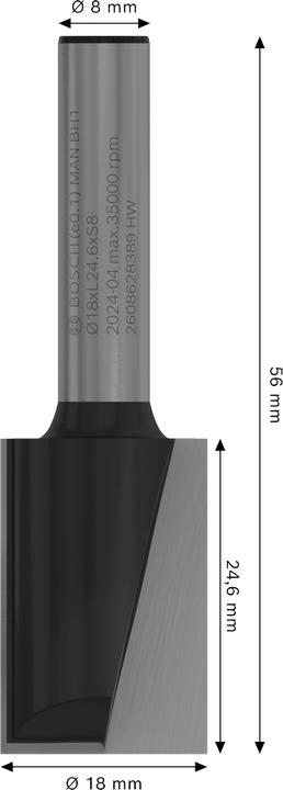Actual product image Bosch Professional Zubehör Grooving cutter