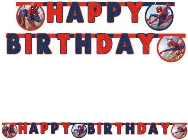 Actual product image Spiderman Paper flag (1 pcs.)