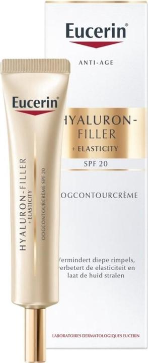 Immagine prodotto Eucerin Soin Contour des Yeux Hyaluron-Filler + Elasticity, SPF20 - 15 ml (Gel per la cura degli occhi, 15 ml, Giorno)