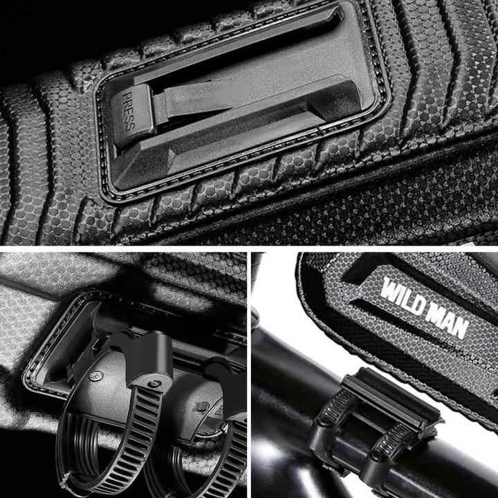 Immagine prodotto Wildman Borsa da bici E10S, volume totale 1L (1 l, Borsa manubrio)