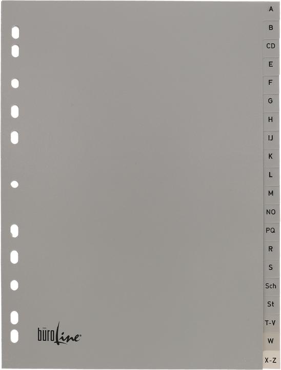 Image du produit BüroLine Intercalaire PP gris A4